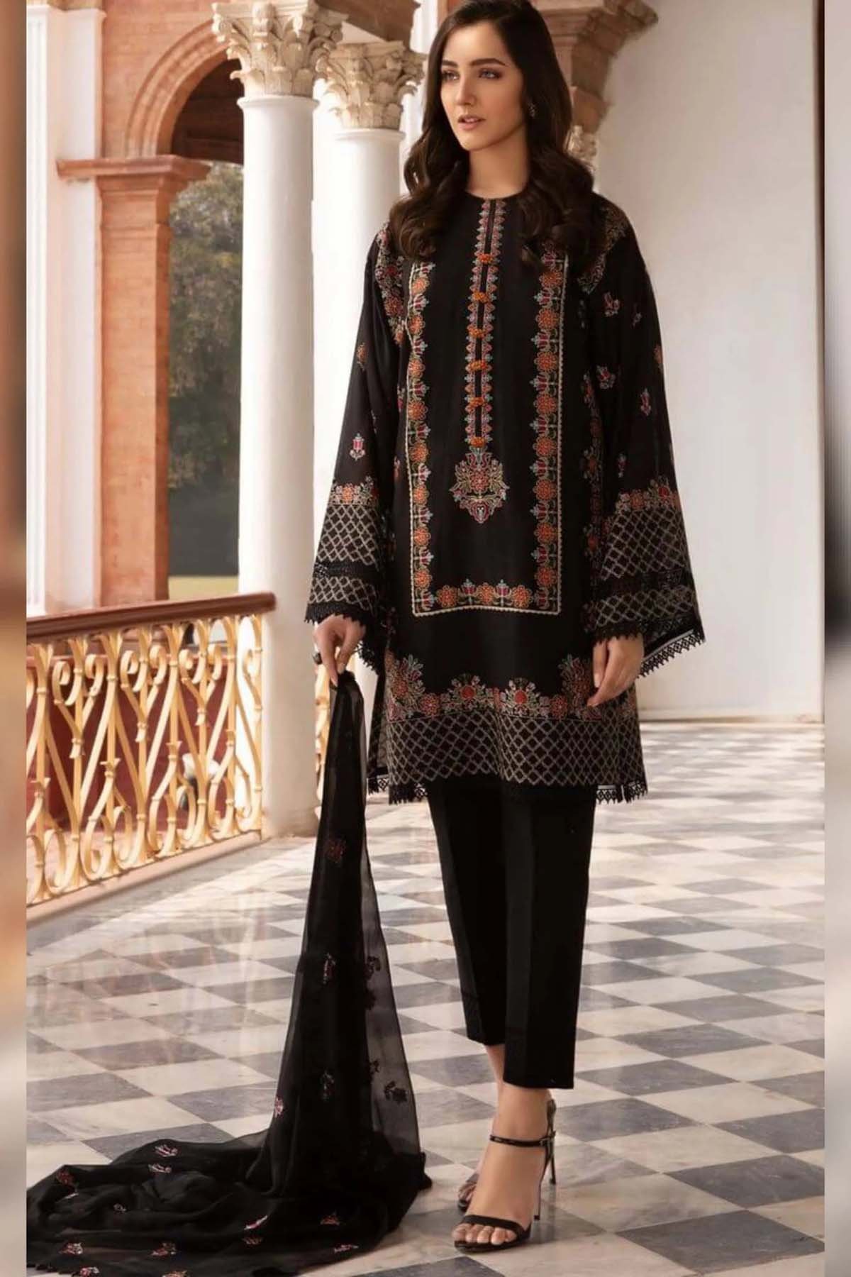 Bareeze women new dress design empires collection pakistan top brand clothing brand fashion 3 piece suit