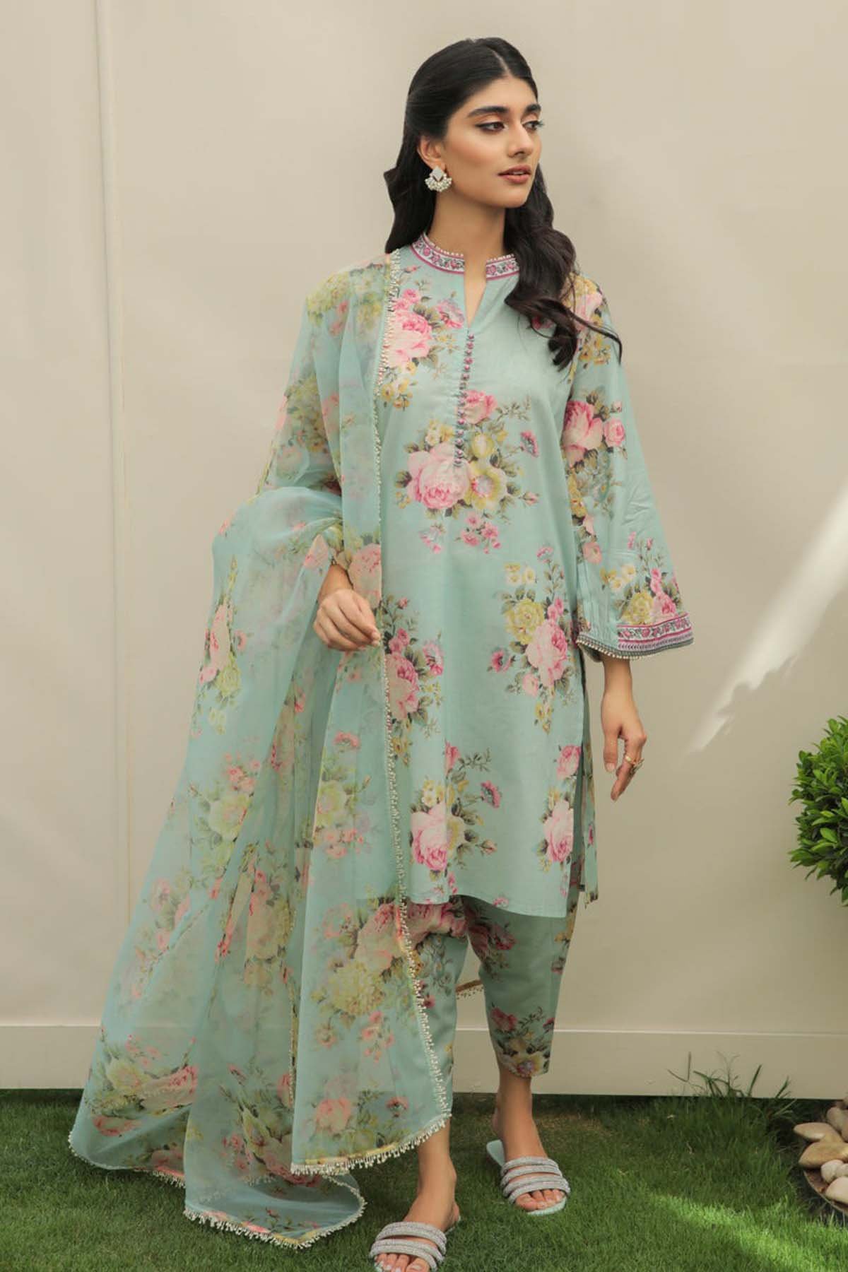 Baroque women new dress design empires collection pakistan top brand clothing brand fashion 3 piece suit