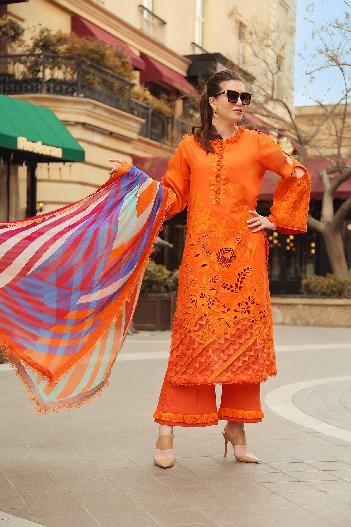 women new dress design winters empires collection Pakistan girls fashion 2024