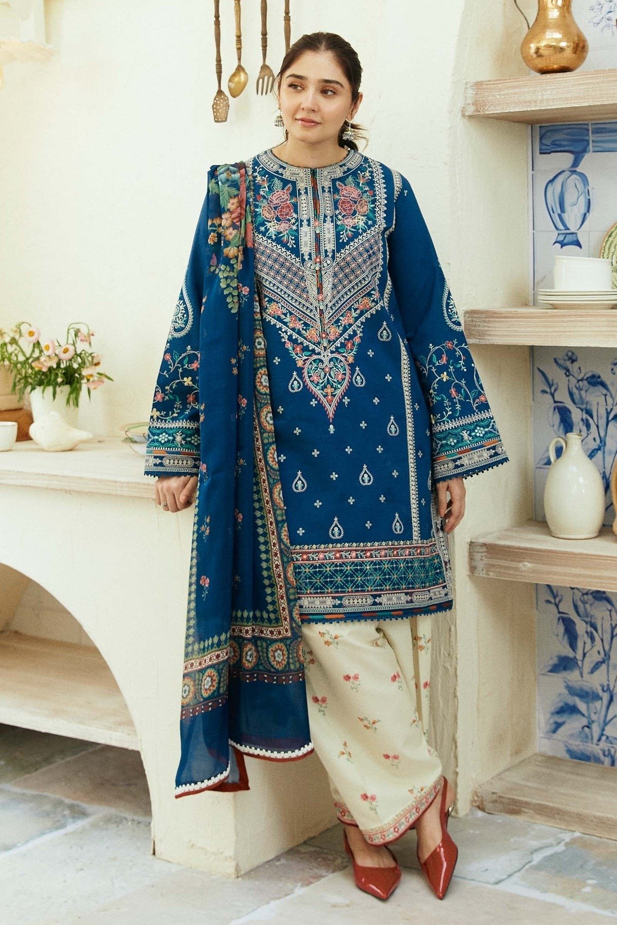 Zara Shah Jahan women new dress design empires collection pakistan girls fashion clothing suit 3piece top brand