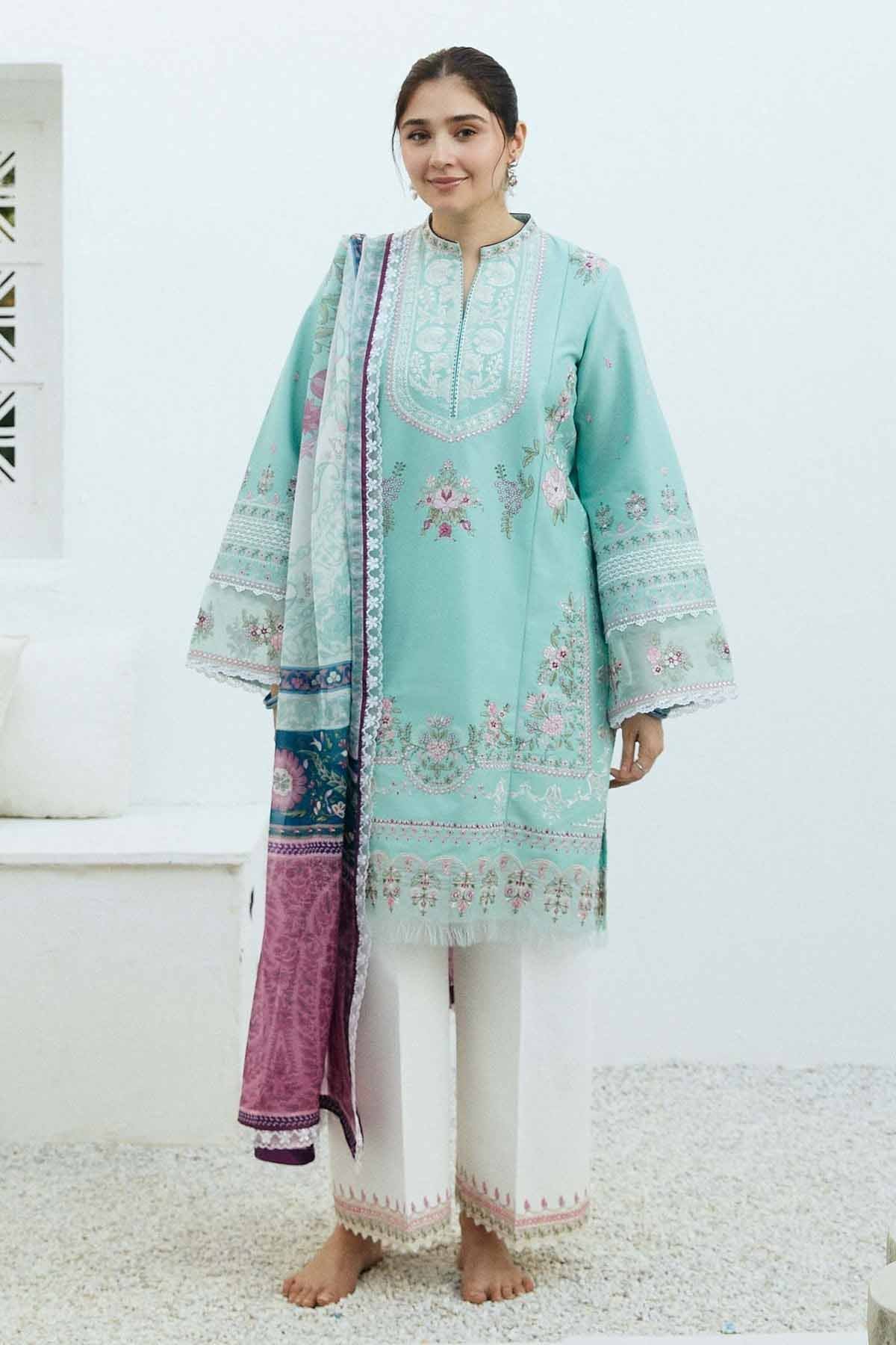 zara shah jahan women new dress design empires collection Pakistan clothing fashion 3piece suit